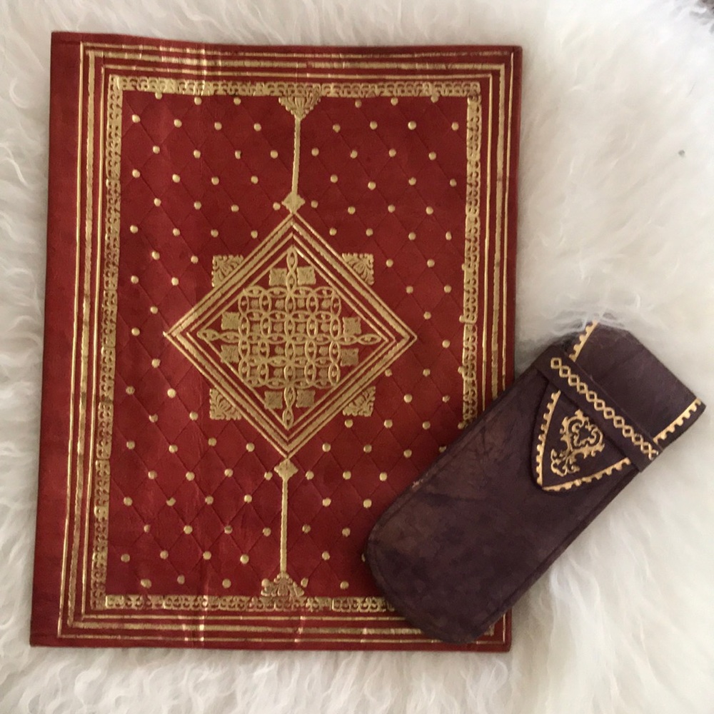 Moroccan folder and pencil pounch